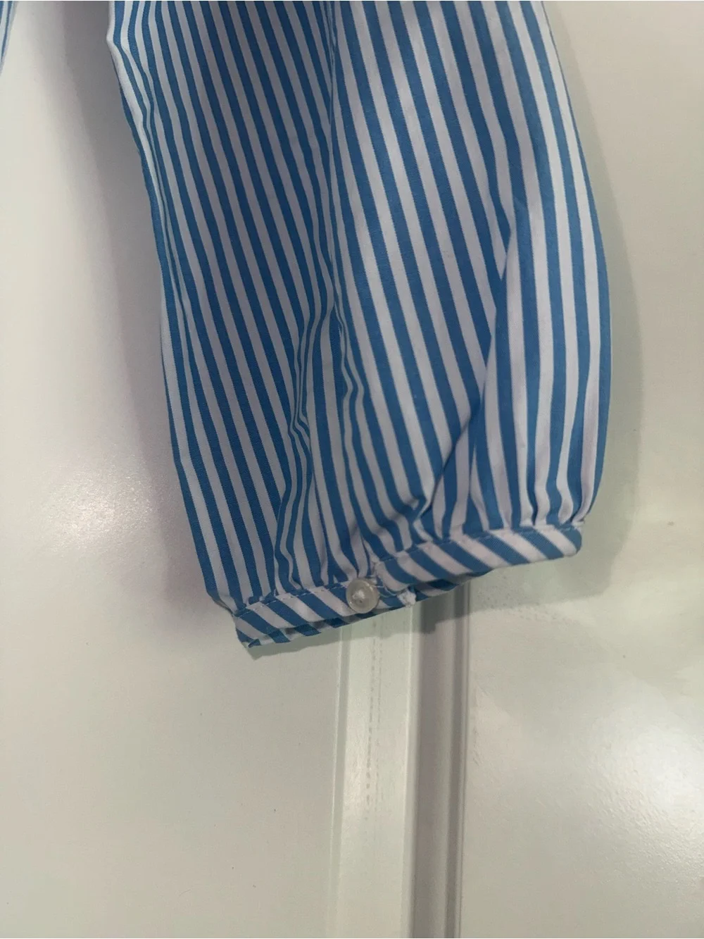 J. Crew Blue & White Striped Wrap Dress Size 0